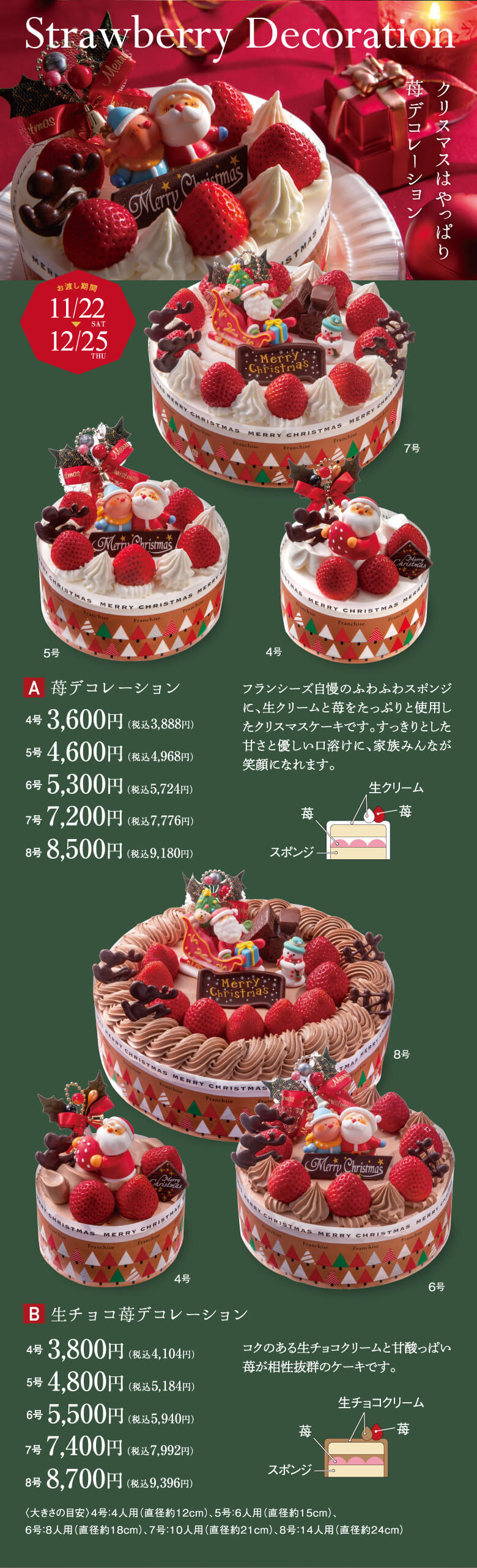 クリスマスケーキ